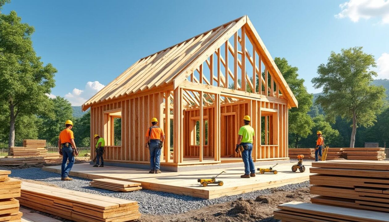 découvrez tout ce qu'il faut savoir sur la construction de maison en bois : avantages, étapes clés, matériaux utilisés et conseils pratiques pour réussir votre projet.