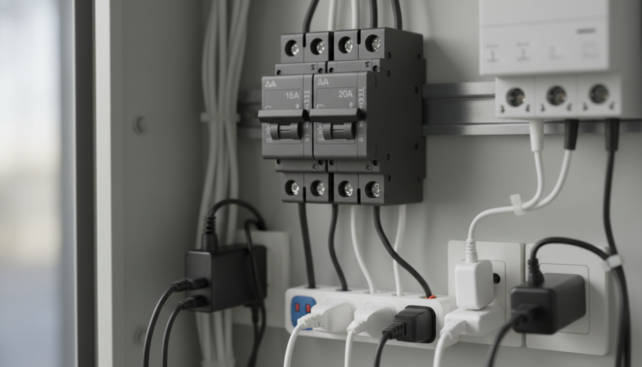 découvrez combien de prises vous pouvez brancher sur un circuit avec un disjoncteur 16a ou 20a pour assurer la sécurité et la conformité électrique de votre installation.