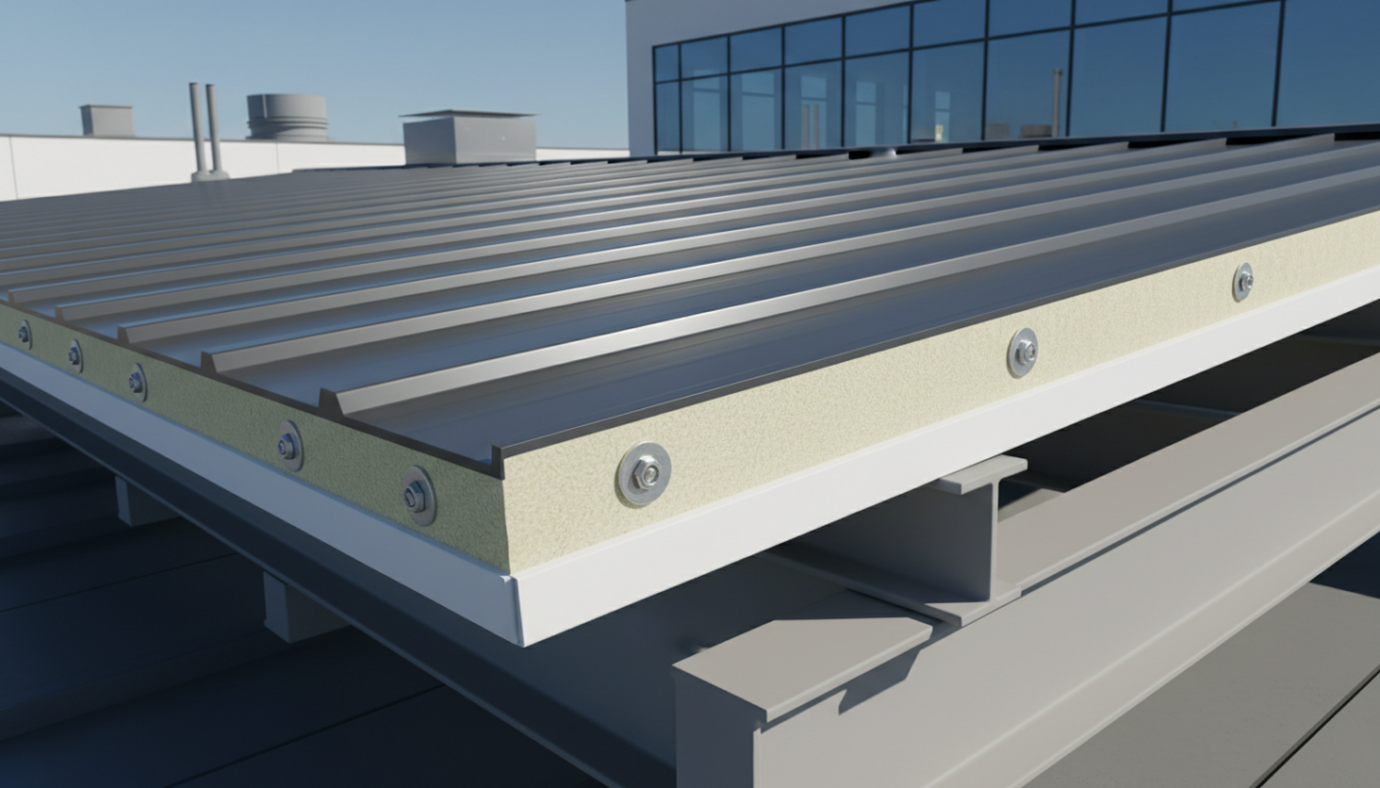 découvrez les panneaux sandwich de toiture, une solution 2-en-1 efficace pour isoler et couvrir votre toiture, alliant performance thermique et protection durable.