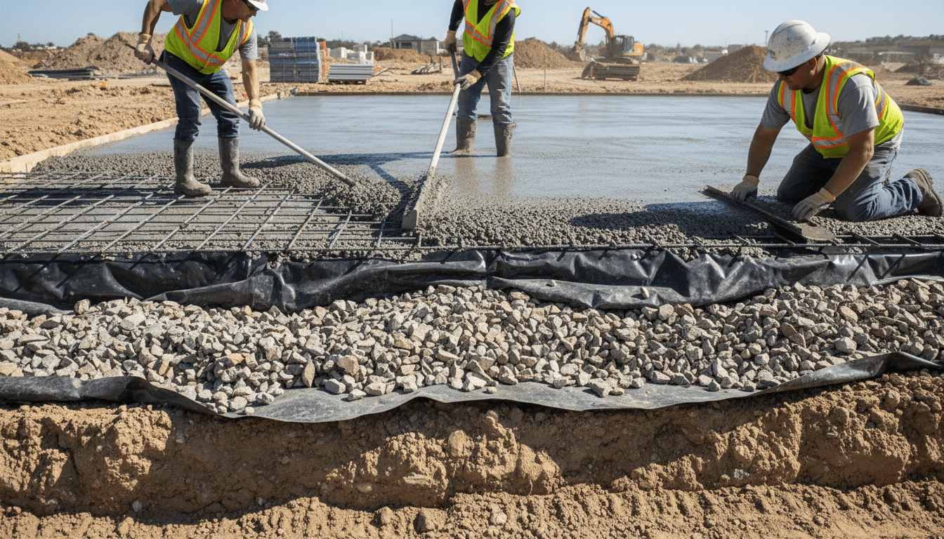 découvrez les étapes essentielles pour réussir votre dalle en béton sur terre-plein et prévenir les fissures, assurant ainsi une construction durable et solide.