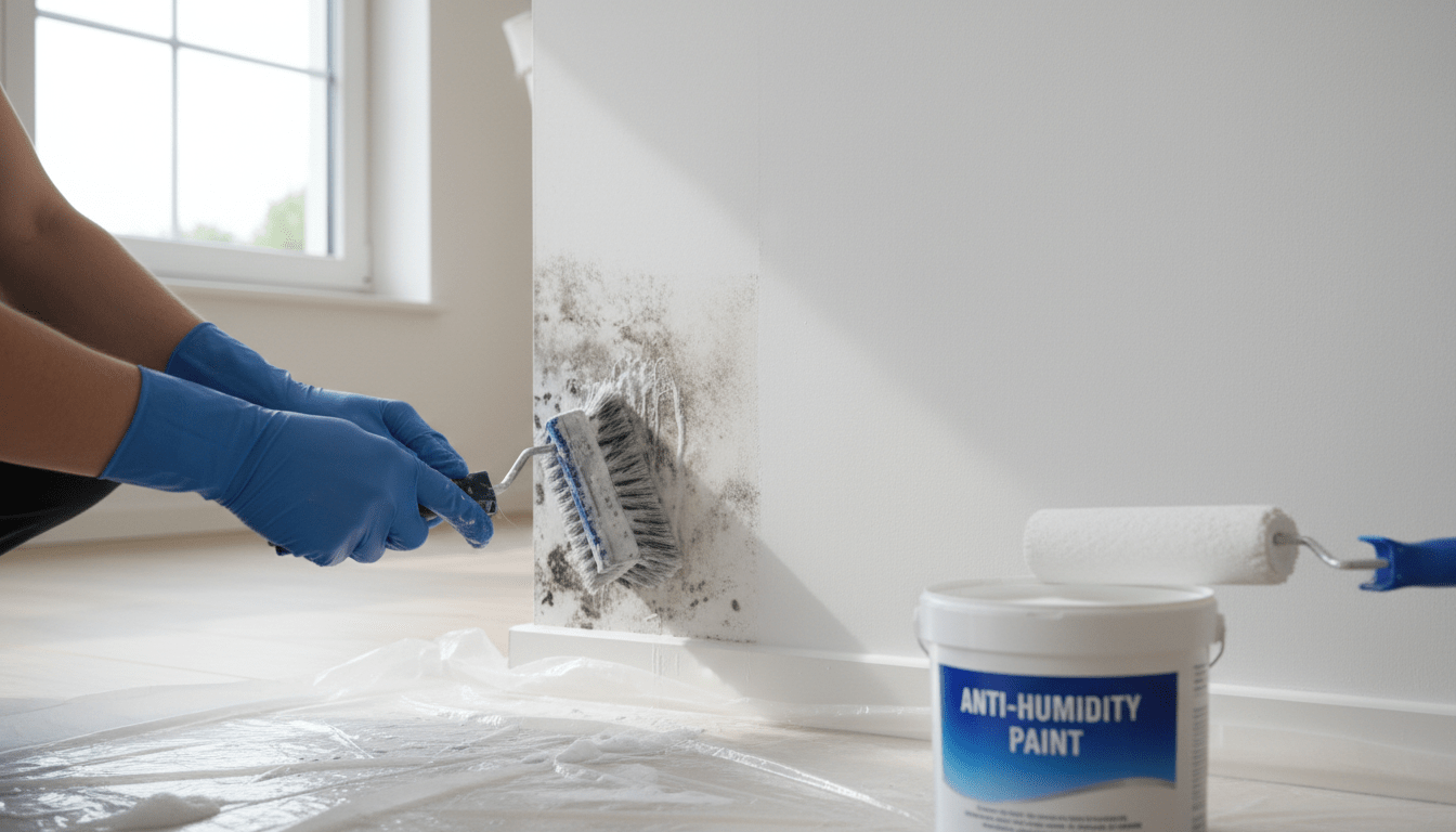 découvrez comment enlever efficacement la moisissure sur vos murs grâce à un traitement définitif et une peinture anti-humidité pour protéger durablement votre intérieur.