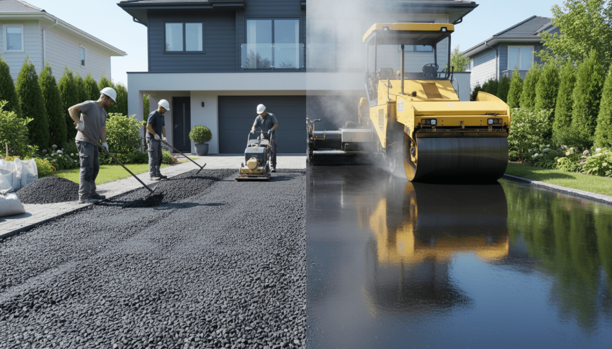 découvrez les avantages de l'enrobé à froid et à chaud pour choisir la meilleure solution pour l'allée de votre maison et garantir durabilité et esthétique.