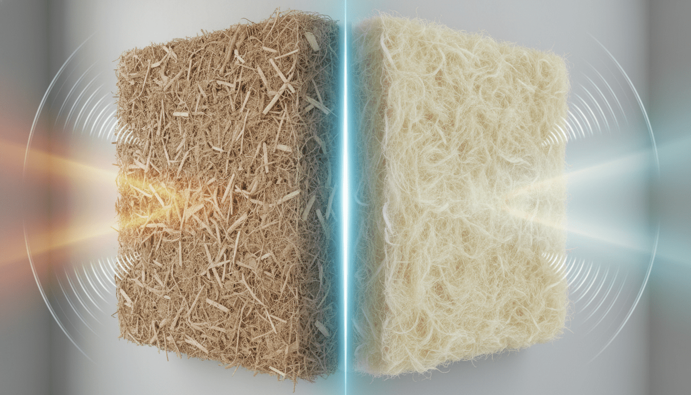 découvrez notre comparatif détaillé entre la laine de bois et la laine de verre pour isoler efficacement votre maison, en évaluant leurs performances thermiques et phoniques.