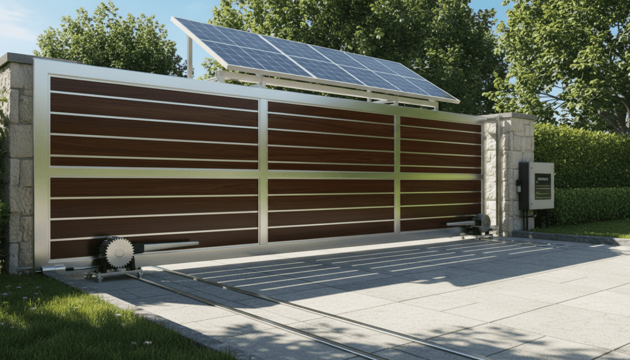 découvrez le fonctionnement, la fiabilité et le coût d'installation d'un portail coulissant solaire pour une solution pratique et écologique.