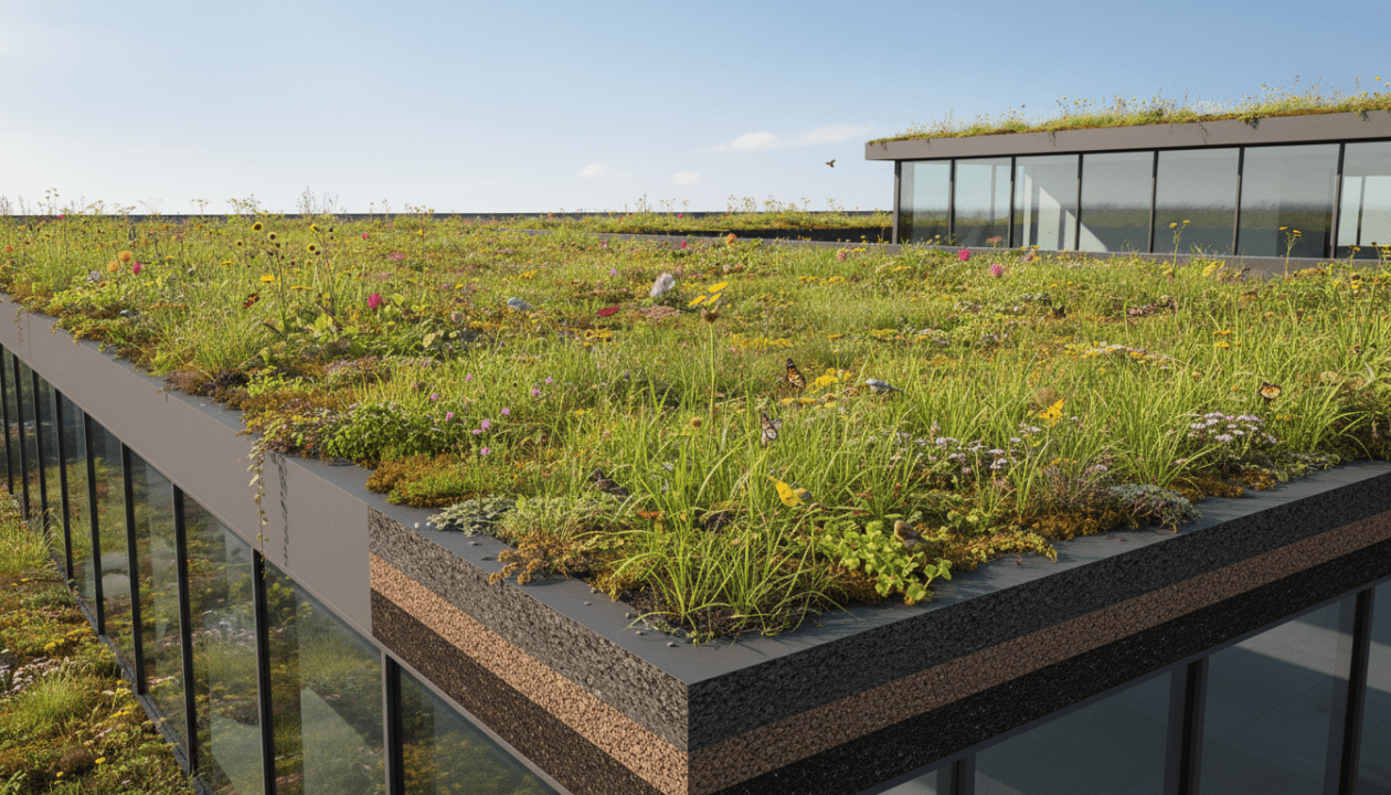 découvrez les avantages d'une toiture végétalisée pour améliorer l'isolation thermique de votre habitation tout en favorisant la biodiversité urbaine.