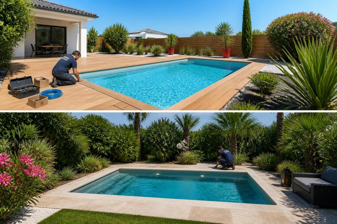 découvrez nos forfaits piscine coque tout compris, disponibles en dimensions 8x4 et 6x3, incluant la livraison et l'installation professionnelle pour un projet clé en main.
