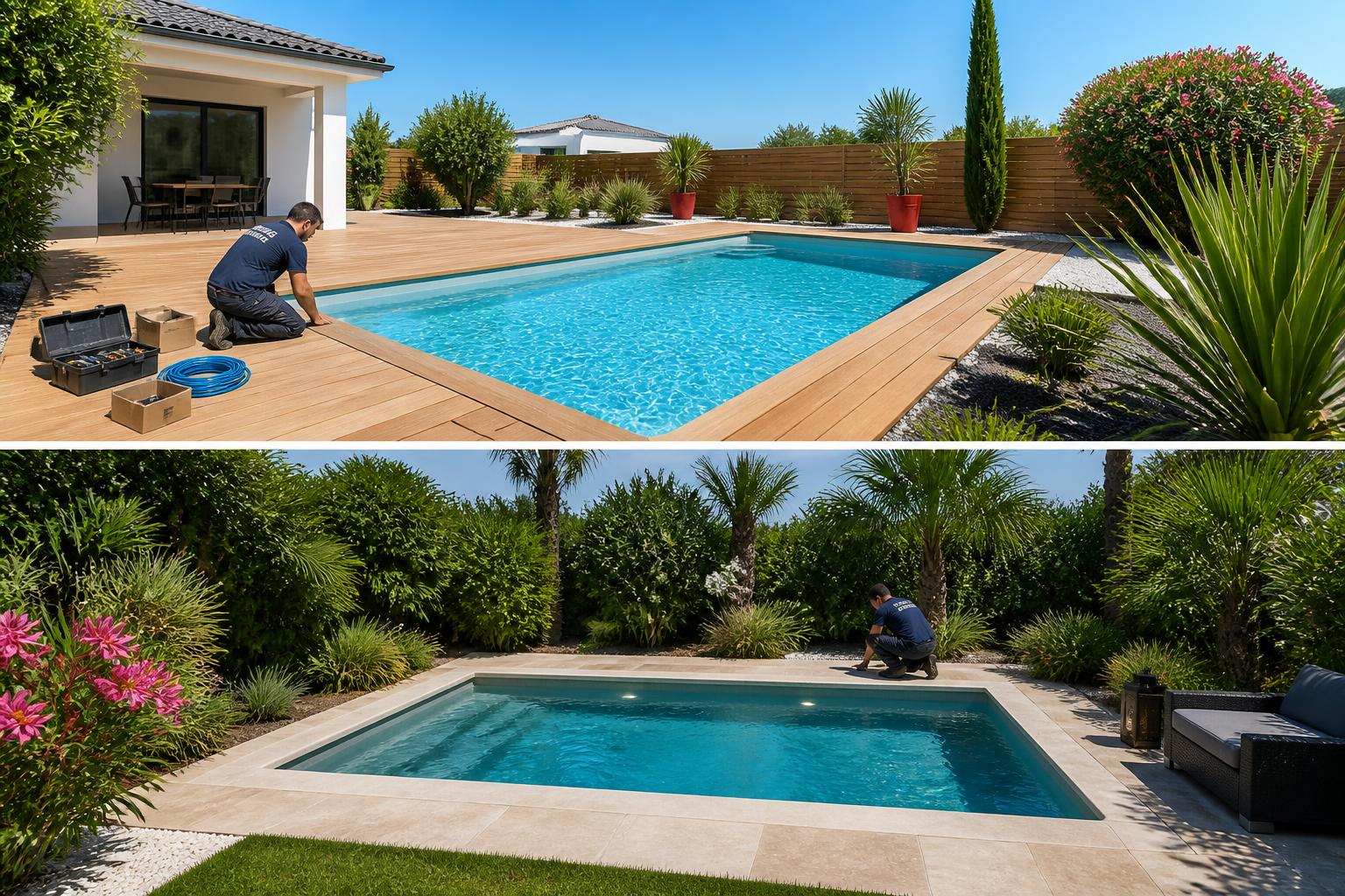 découvrez nos forfaits piscine coque tout compris, disponibles en dimensions 8x4 et 6x3, incluant la livraison et l'installation professionnelle pour un projet clé en main.