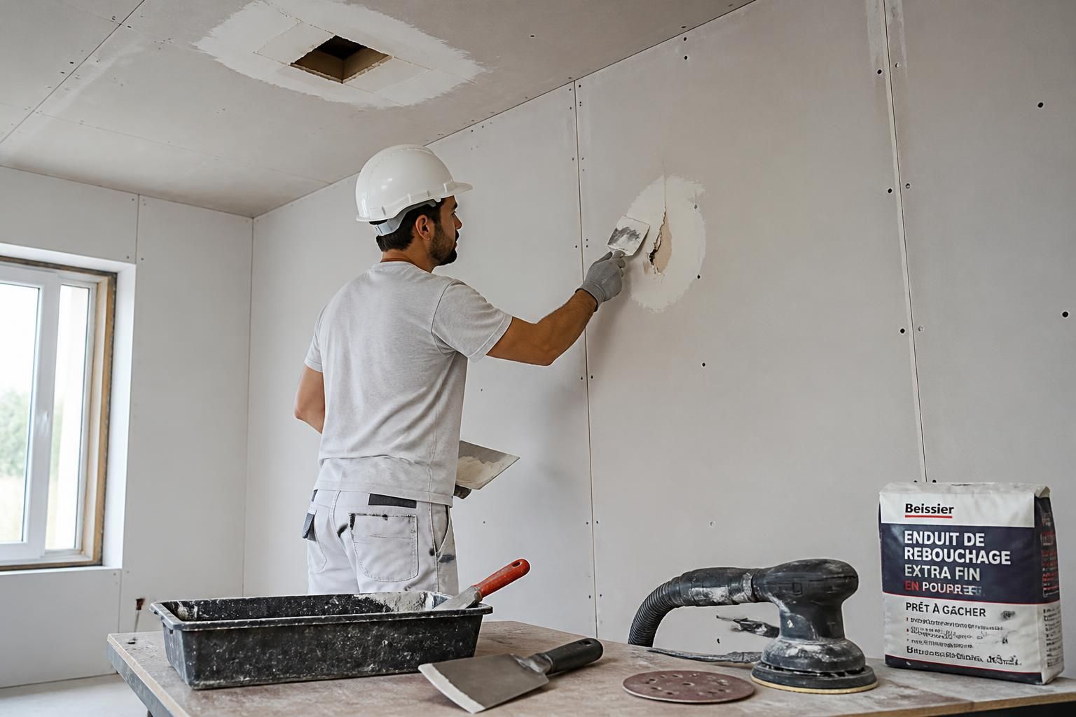 découvrez les techniques efficaces pour reboucher un trou dans un mur ou un plafond en placo, avec des conseils pratiques pour un résultat propre et durable.