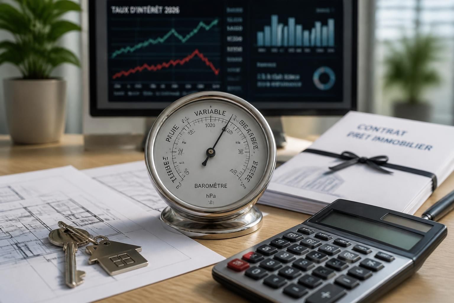 découvrez les prévisions des taux d'intérêt pour les prêts immobiliers en 2026, avec notre baromètre complet et les tendances du marché pour bien planifier votre investissement.