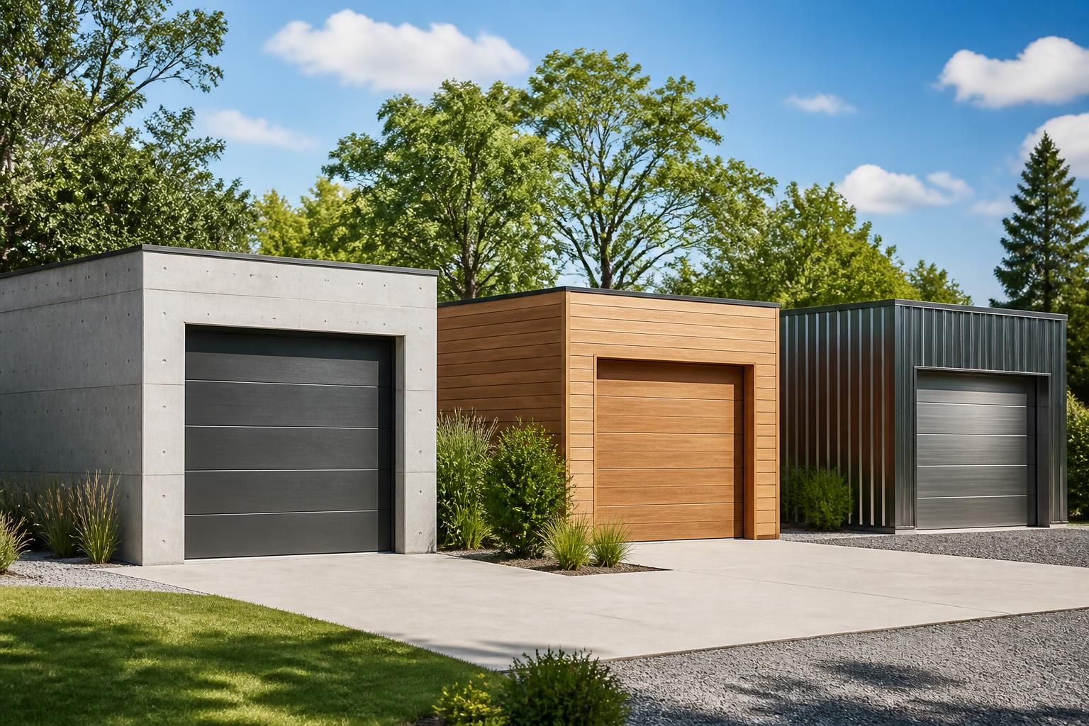 découvrez nos garages préfabriqués en béton, bois et métal à des prix compétitifs. choisissez la qualité et la durabilité pour protéger votre véhicule facilement.